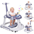 PRVAETU 5 in 1 Baby Walker for Boys Girls,Foldable,Music,Light,Jumper,Rocking,Push,Height Adjustable Training Activity for Babies Infant 6-18 Months